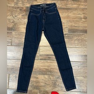 Wild fable size 0 skinny jeans dark washed denim